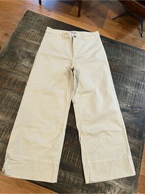 Everlane Wide-leg Pants Cropped Size 6